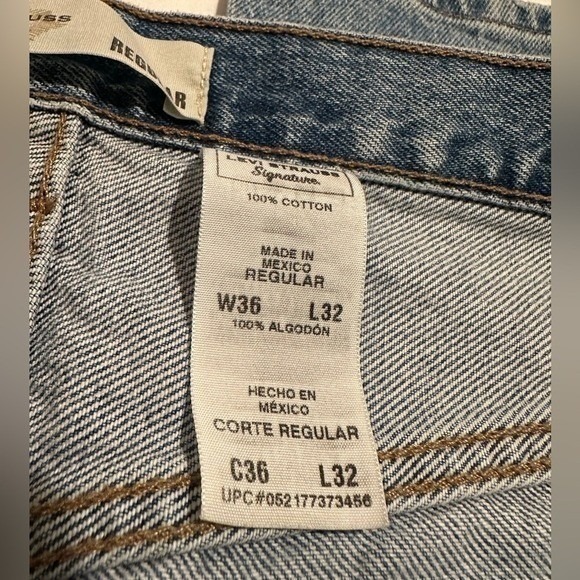 Men's Signature‎ Levi's Regular Jeans size 36 X 32 - Picture 5 of 8